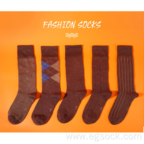 Business modal sock for men-brown 5